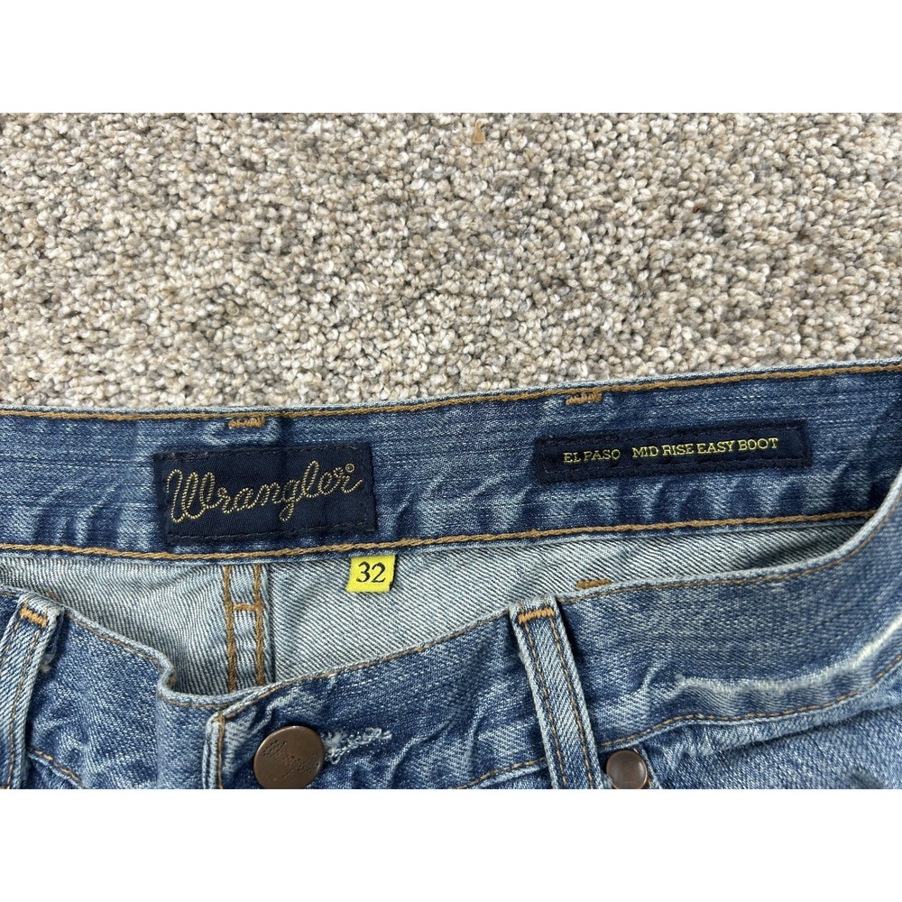 Wrangler "El Paso" Jeans (Made in USA) Mid Rise Easy Boot 32x34 #0121 - Picture 5 of 14